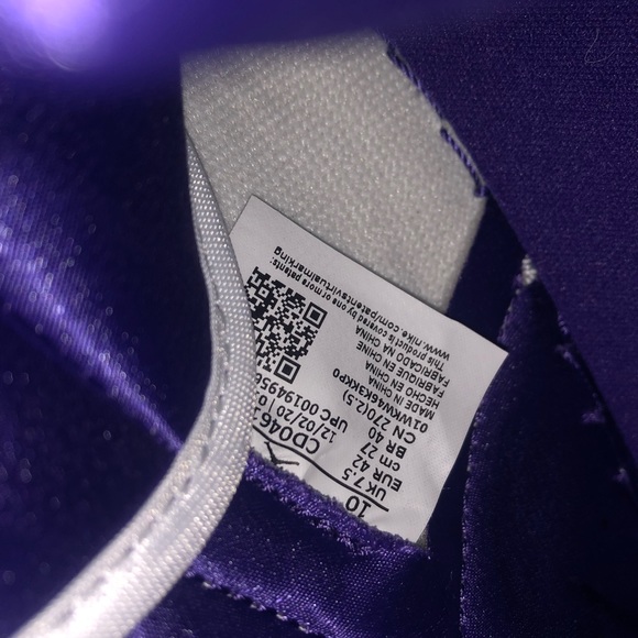 Jordan 1 Retro High Court Purple - Picture 5 of 10